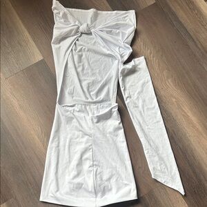 Elegant White Off-Shoulder Dress